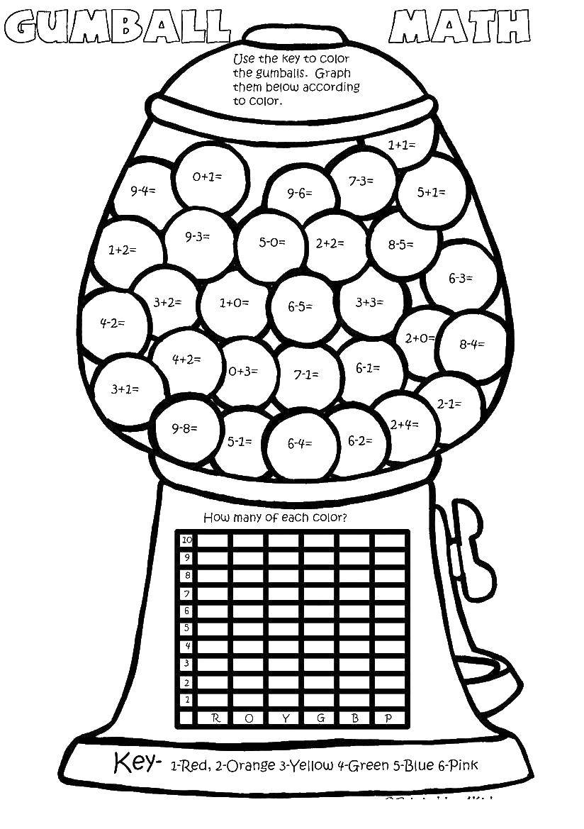Название: Раскраска Автомат с шариковыми жевачками. Категория: раскраски по номерам. Теги: раскраски по номерам, жевачка, автомат.
