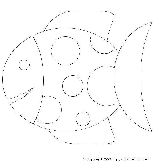 Coloring The contour of the fish in the polka dot. Category Fish. Tags:  the fish, contour, fin.