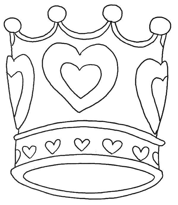 Coloring Dear crown. Category Crown. Tags:  Crown.