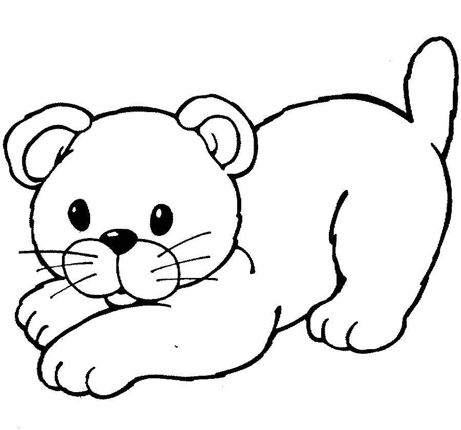 Coloring Playful bear. Category animals. Tags:  Animals, bear.