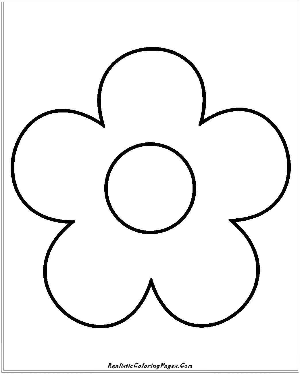 Название: Раскраска Контур цветочка. Категория: цветы. Теги: контур, цветы, лепестки.
