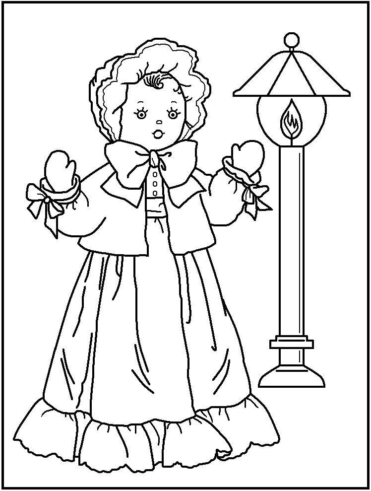 Coloring Doll girls. Category The contour of the doll . Tags:  doll, girl, doll.