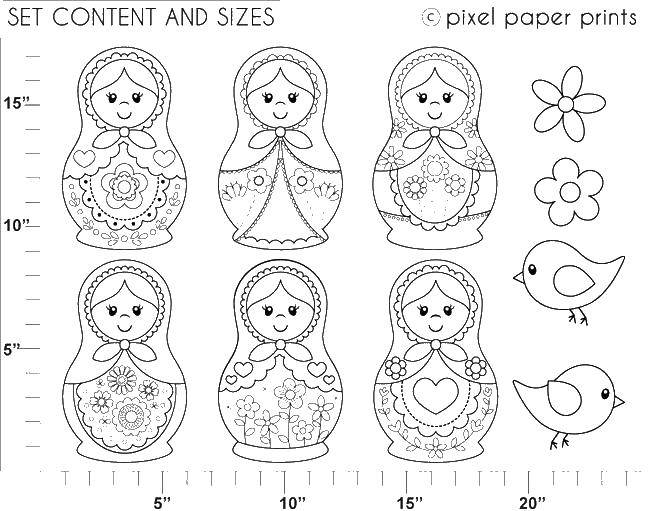 Coloring Dolls. Category The contour of the doll . Tags:  dolls, dolls.