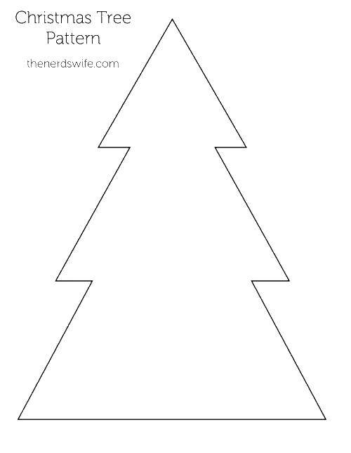 Coloring Circuit Christmas trees. Category The contour of the tree. Tags:  outline , tree.