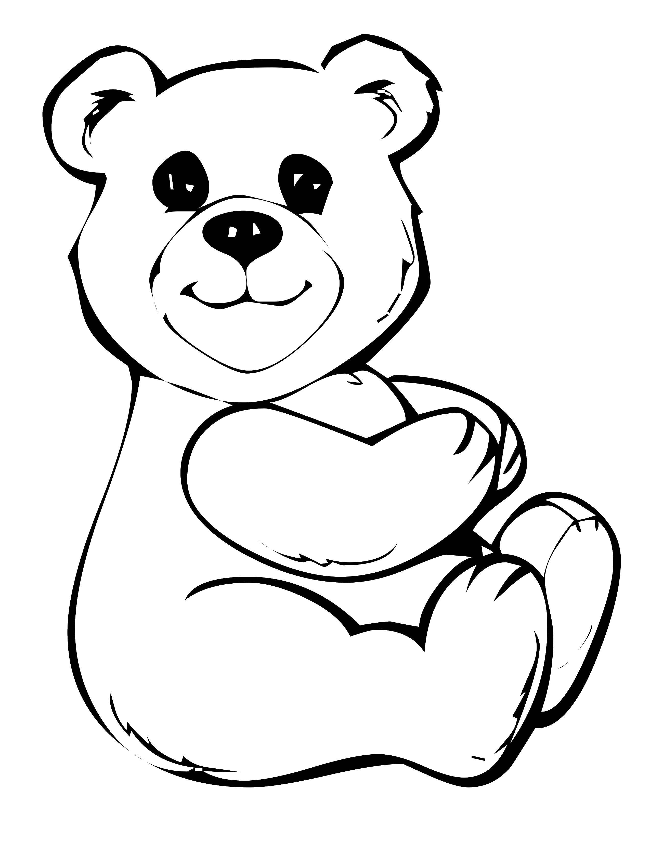 Coloring Cute toy. Category toy. Tags:  Toy, bear.