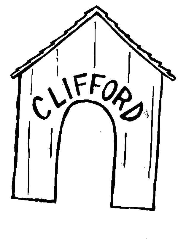 Coloring Booth Clifford. Category The dog and the box. Tags:  Animals, dog.