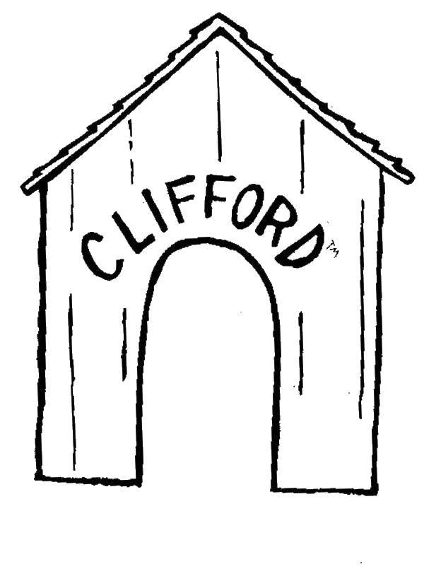 Coloring Clifford. Category The dog and the box. Tags:  Animals, dog.