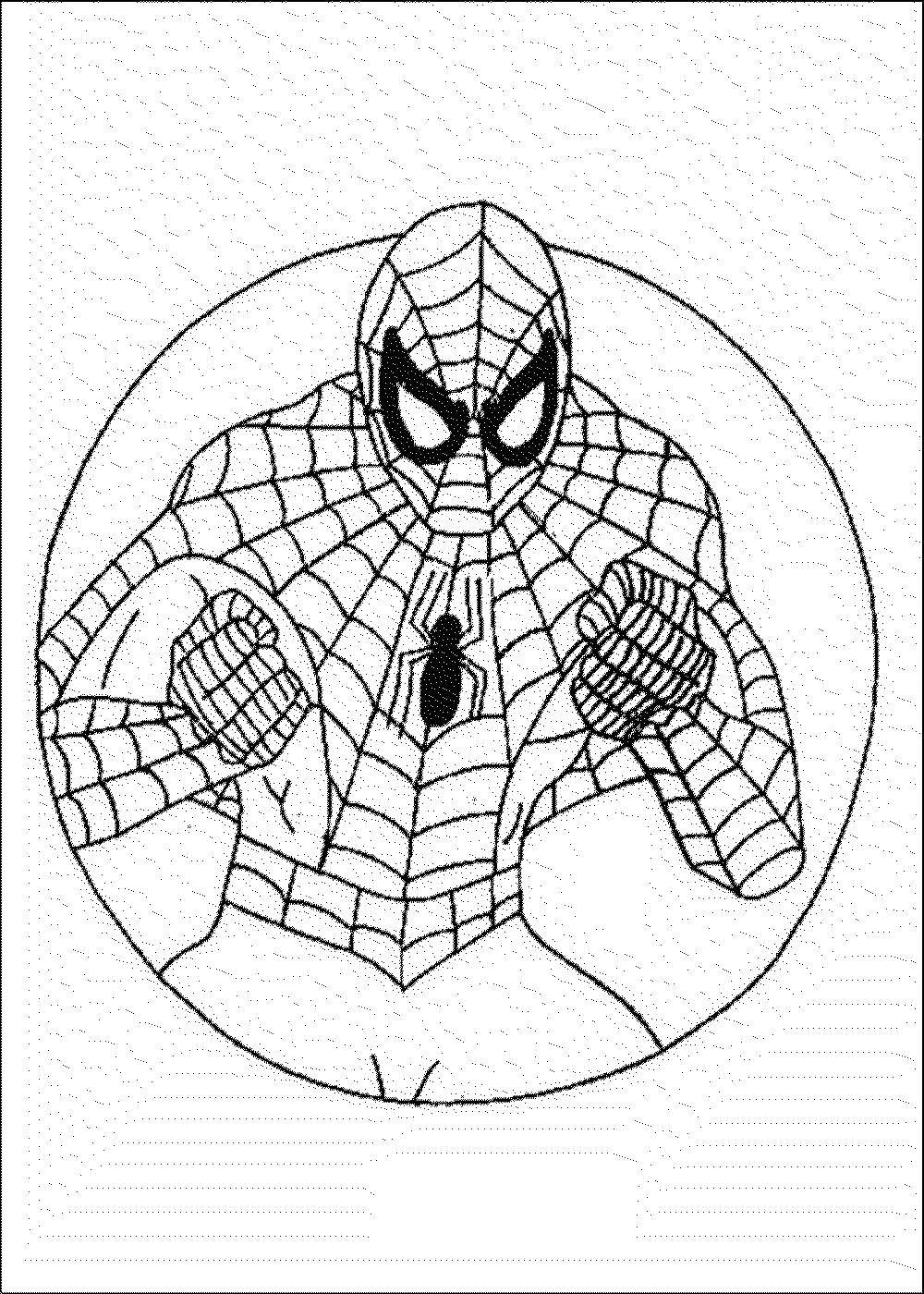 Coloring Spider-man. Category For boys . Tags:  film, cartoon, Spiderman, Spiderman.