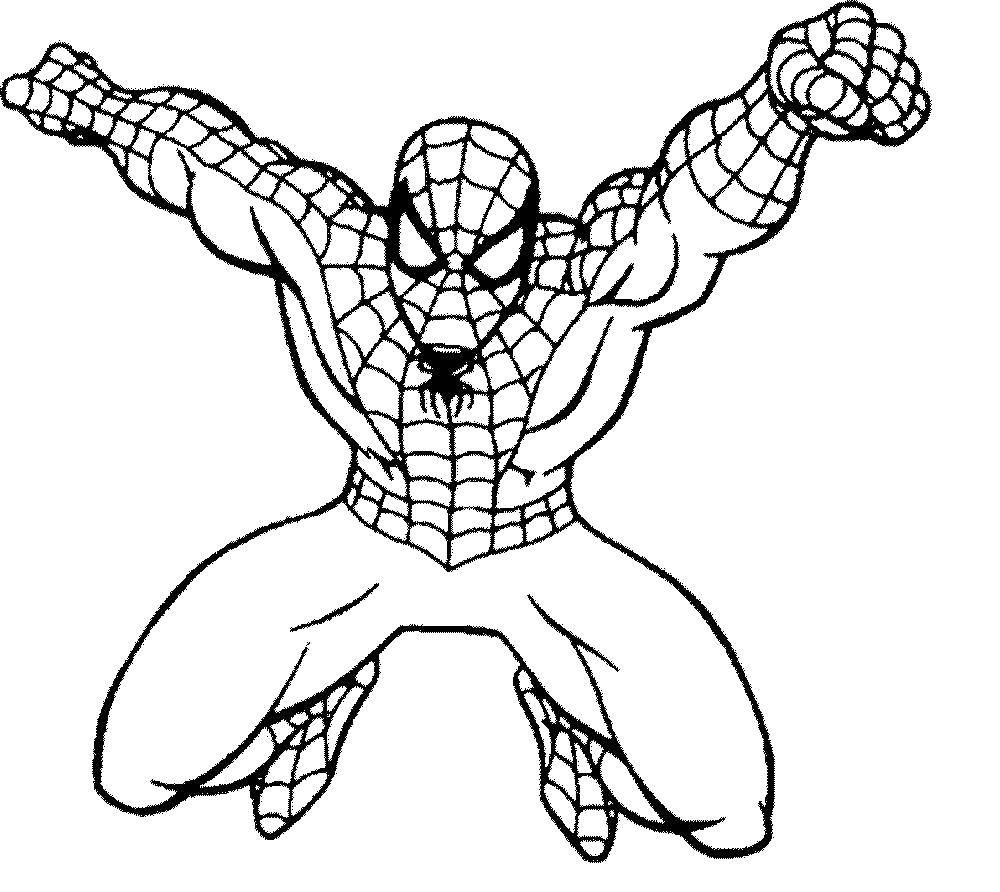 Комиксы Человек-паук раскраска