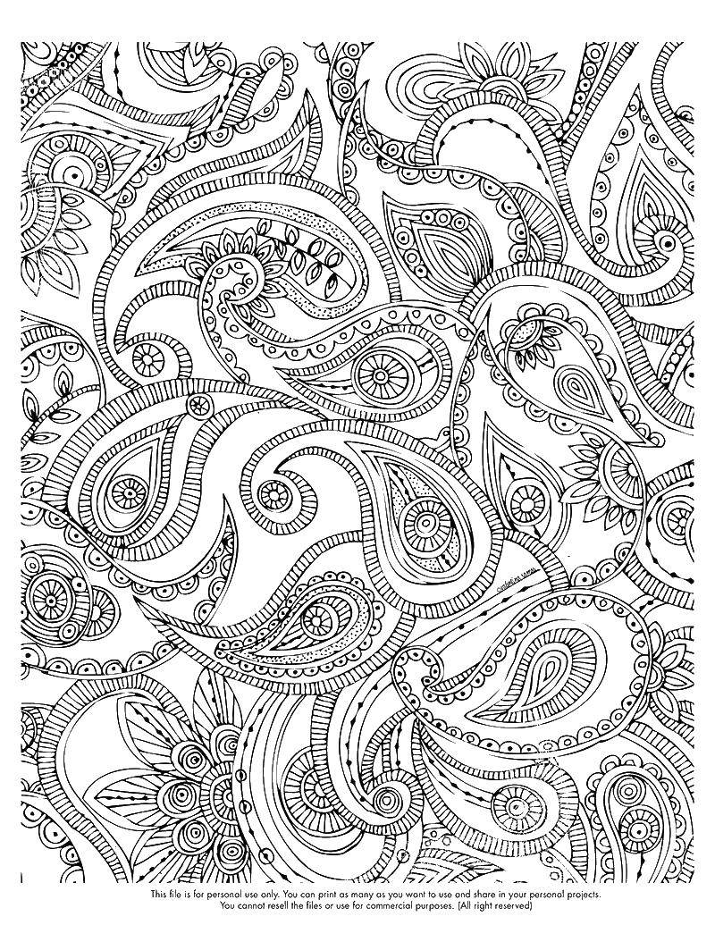 Coloring Beautiful uzorchiki. Category Patterns. Tags:  patterns, uzorchiki.