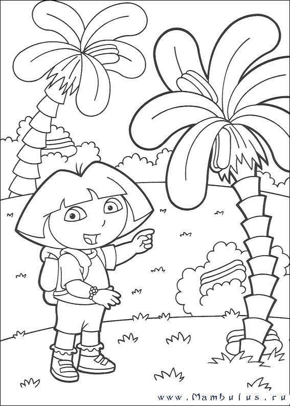 Coloring Picture adventure Dora. Category Pets allowed. Tags:  Dora.