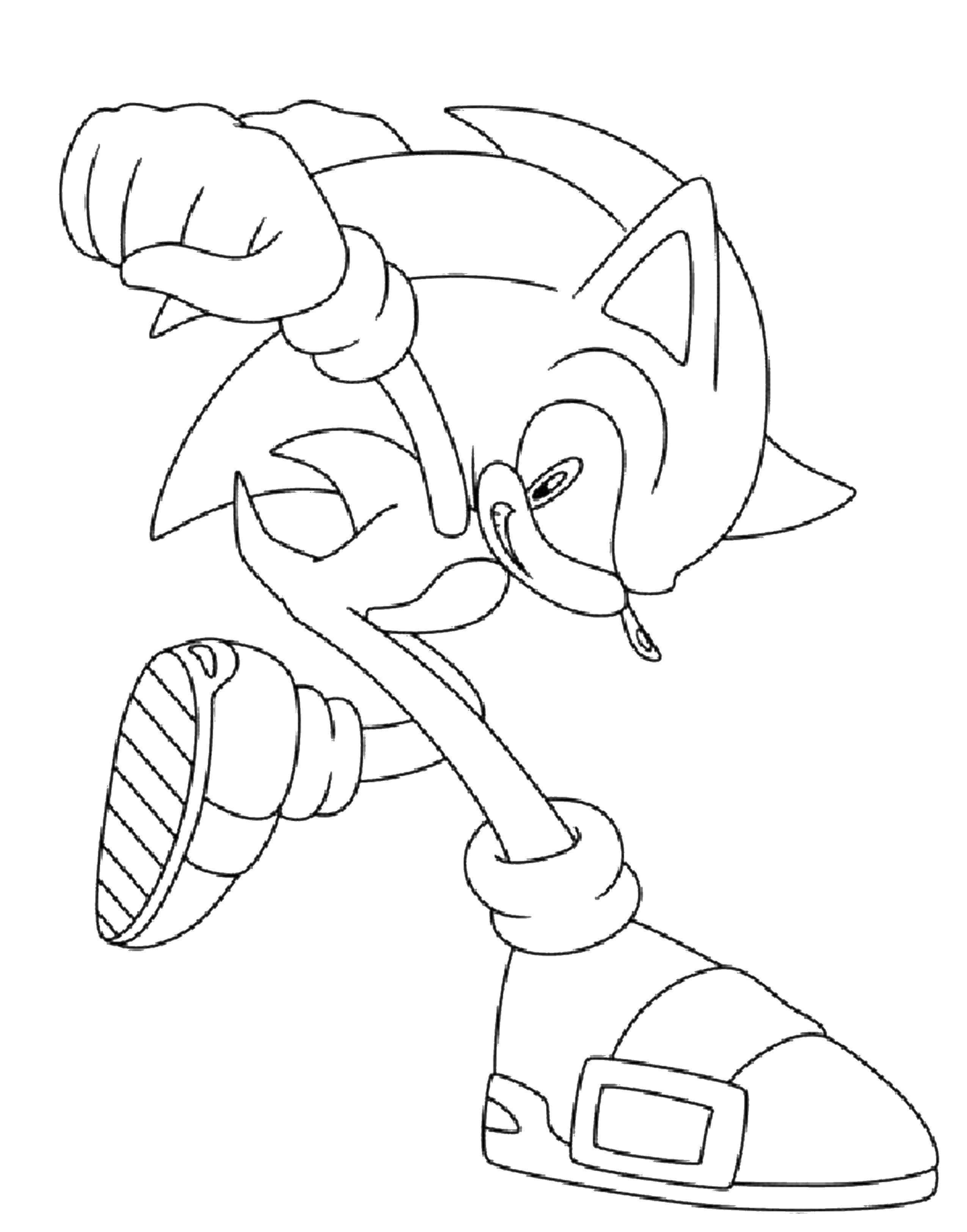 Coloring Sonic x. Category Cartoon character. Tags:  cartoons, sonic x, speed.