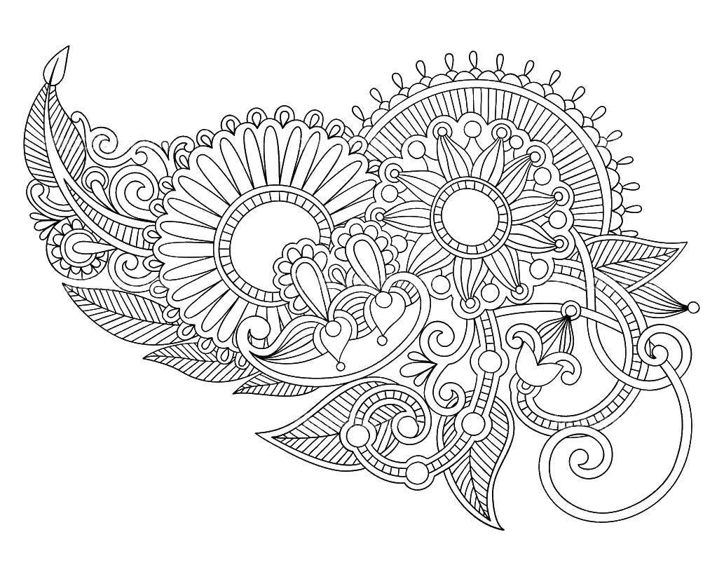 Рисунки бабочка с использованием индийских орнаментов