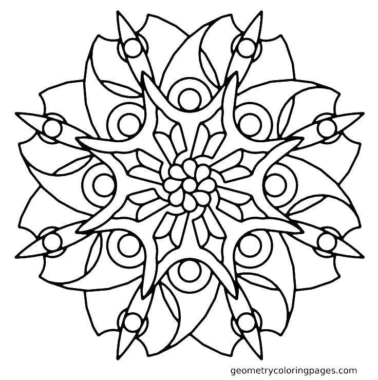 Coloring Flower. Category Patterns with flowers. Tags:  patterns, flowers, flower.