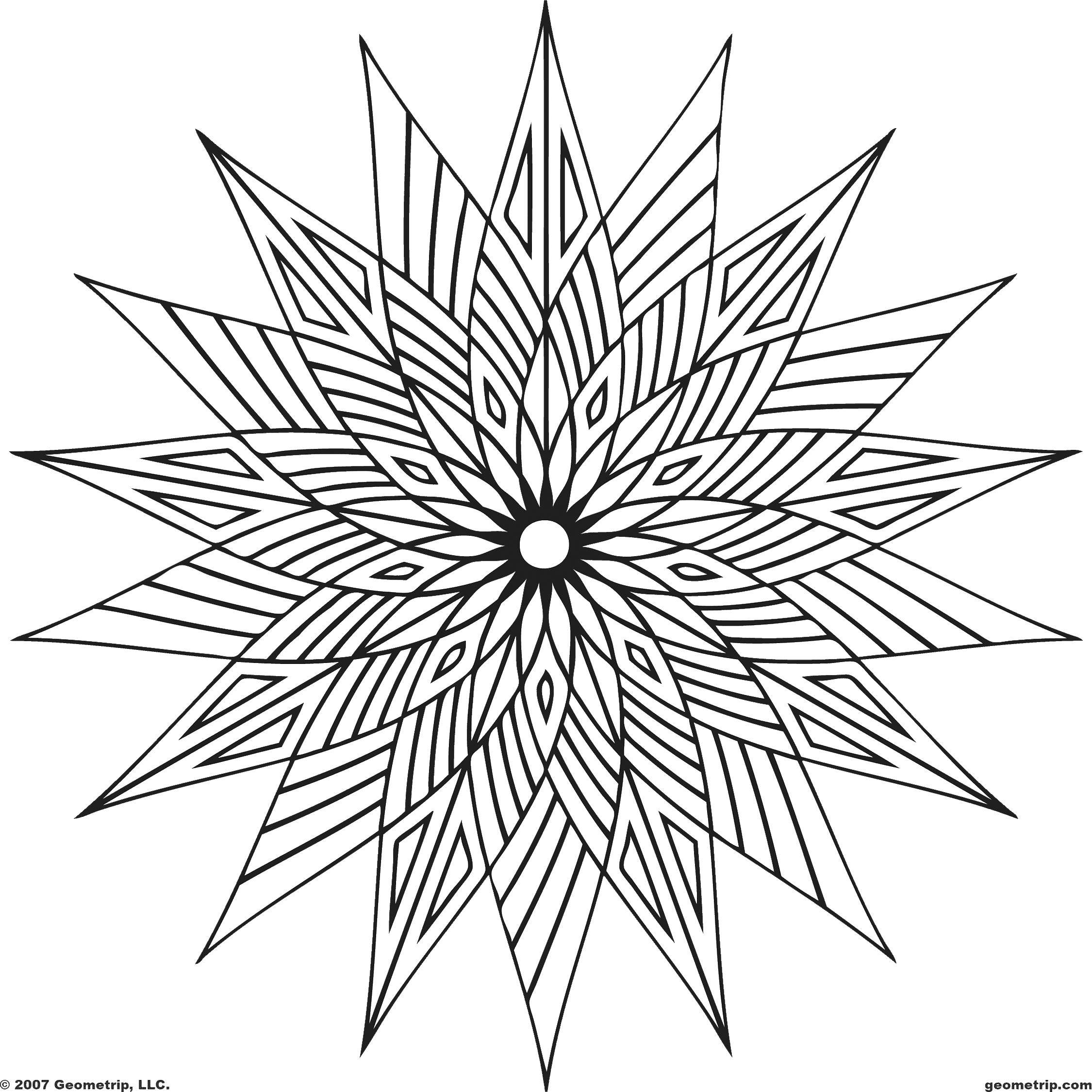 Coloring Pattern flower. Category Patterns. Tags:  pattern, flowers, flower.
