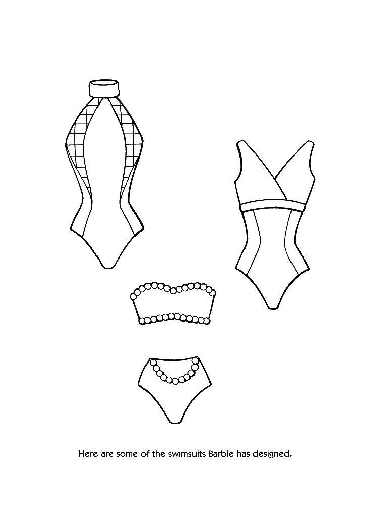 Coloring Swimwear. Category Clothing. Tags:  swimsuit, bikini.