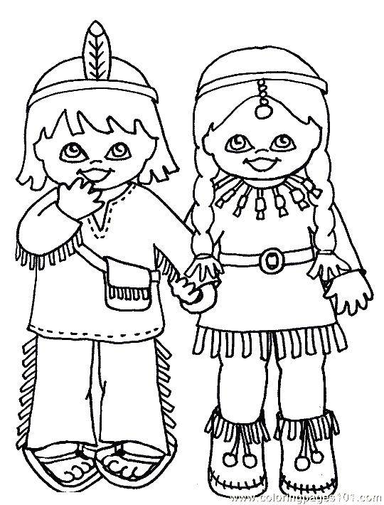 Coloring A couple of Indians. Category The Indians. Tags:  The Indian.