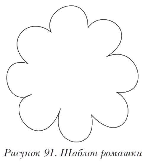 Coloring Pattern Daisy. Category coloring. Tags:  template, Daisy, petals.