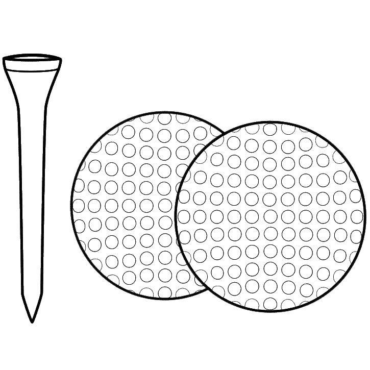 Coloring Golf balls. Category Sports. Tags:  Sports, Golf.