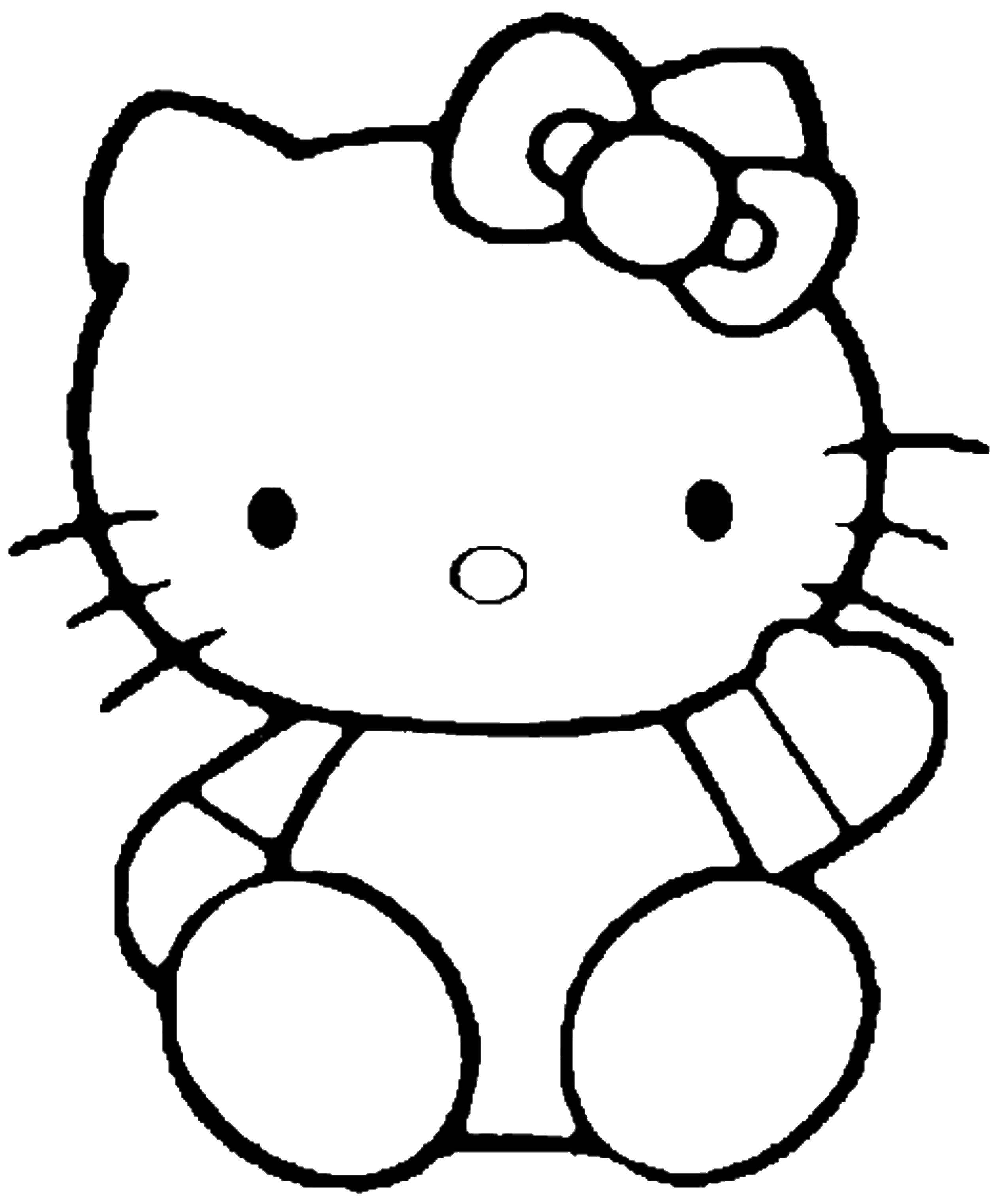 Coloring Hello kitty. Category Hello Kitty. Tags:  Kitty .