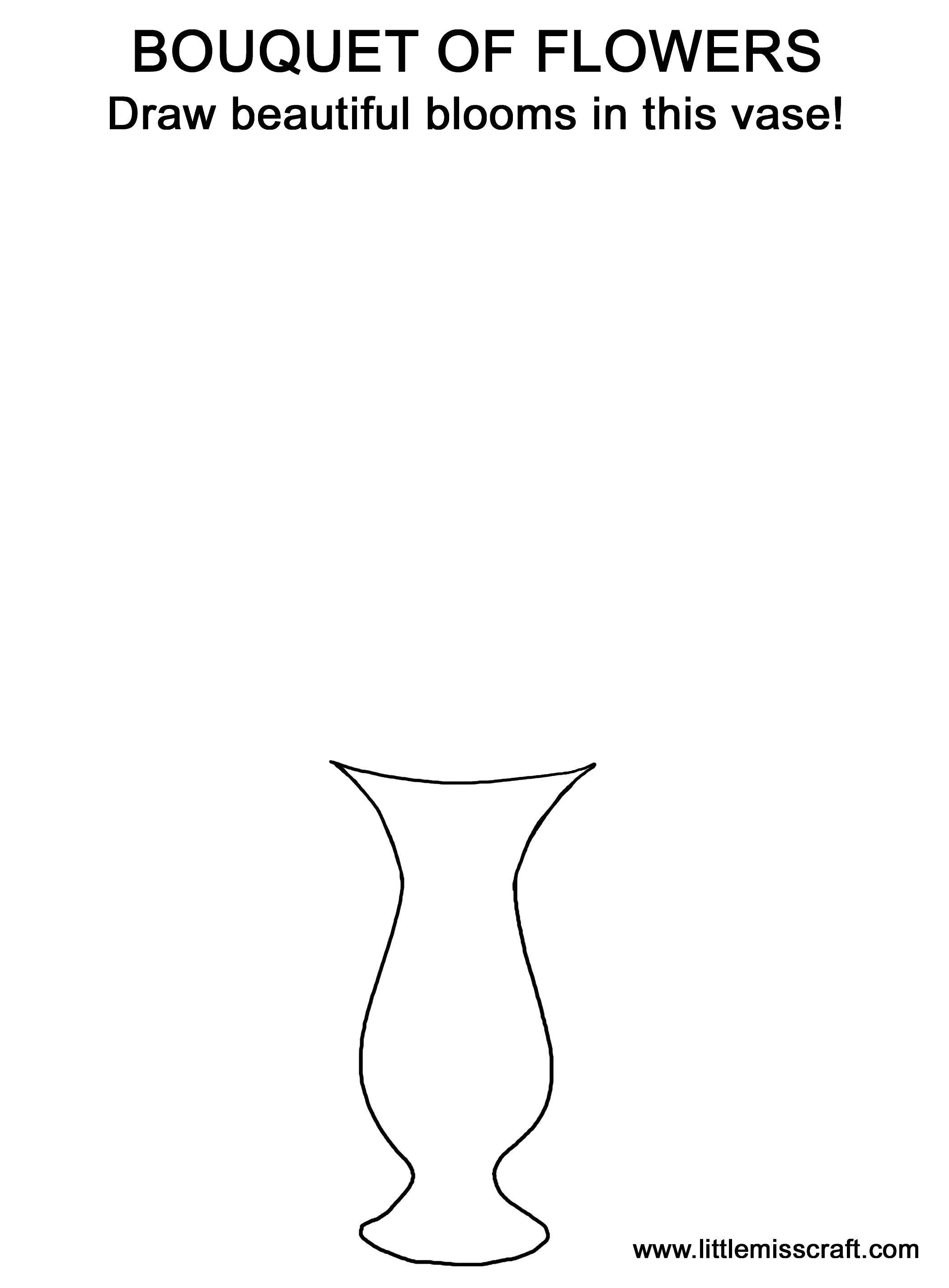 Название: Раскраска Контур вазы. Категория: Ваза. Теги: контур, ваза.