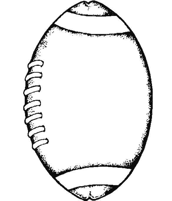 Название: Раскраска Мяч регби. Категория: Спорт. Теги: мяч, регби.