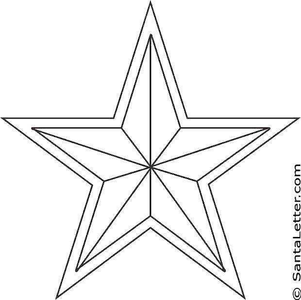 Coloring Soviet star. Category star. Tags:  stars, stars, star.