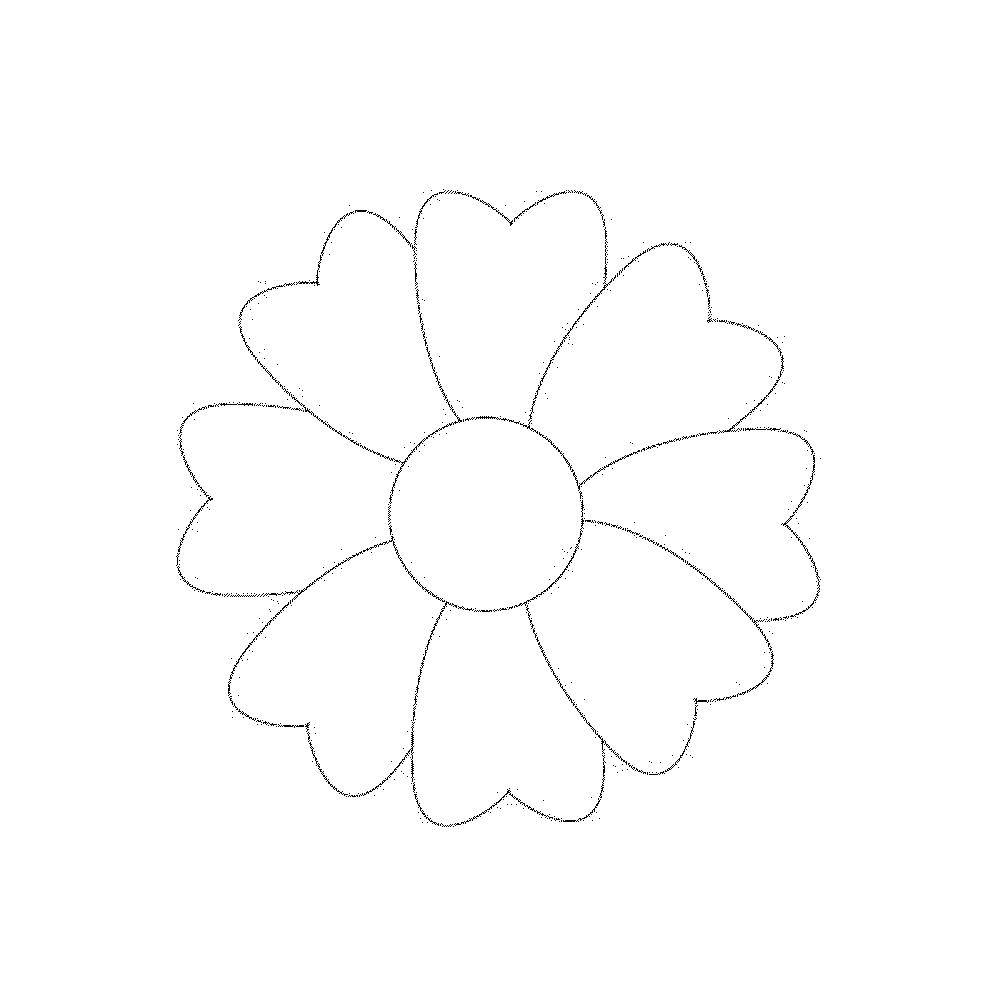 Coloring Flower. Category For girls. Tags:  for girls, color, petals.