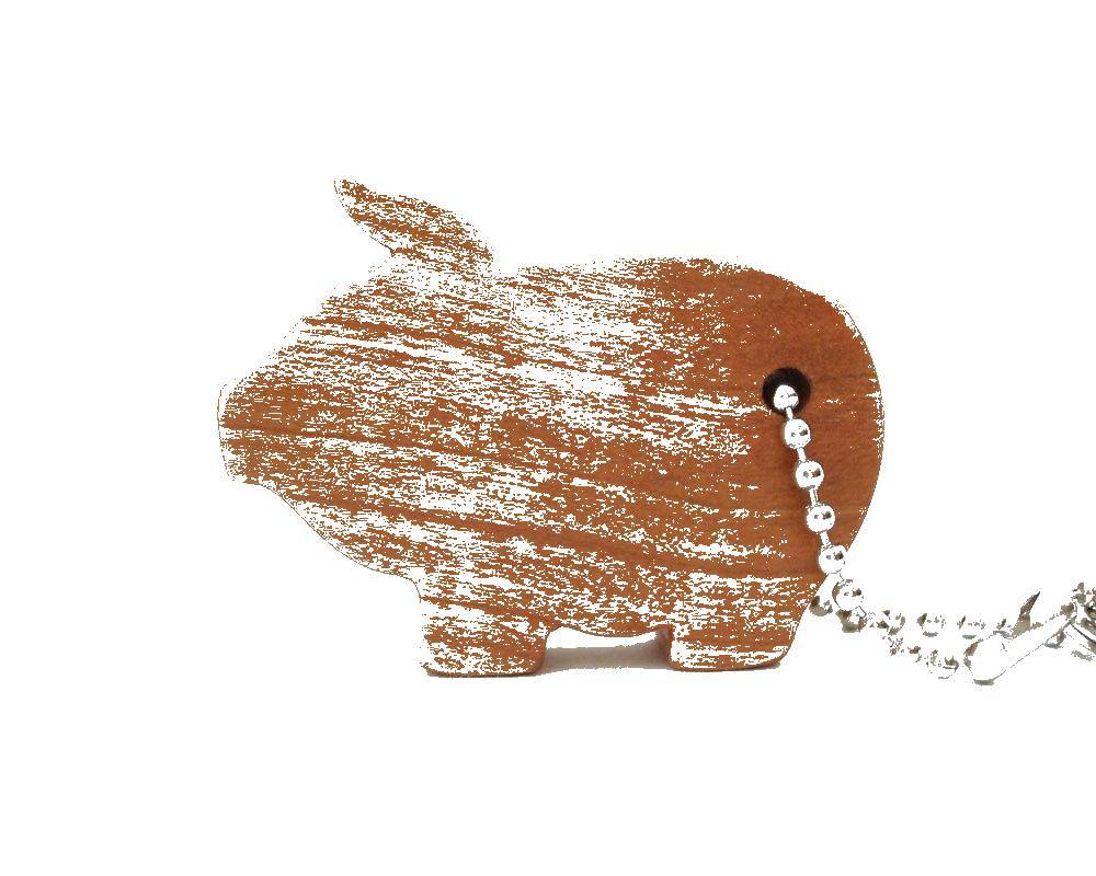 Coloring Keychain pig. Category The outline of a pig to cut. Tags:  keychain, pig.
