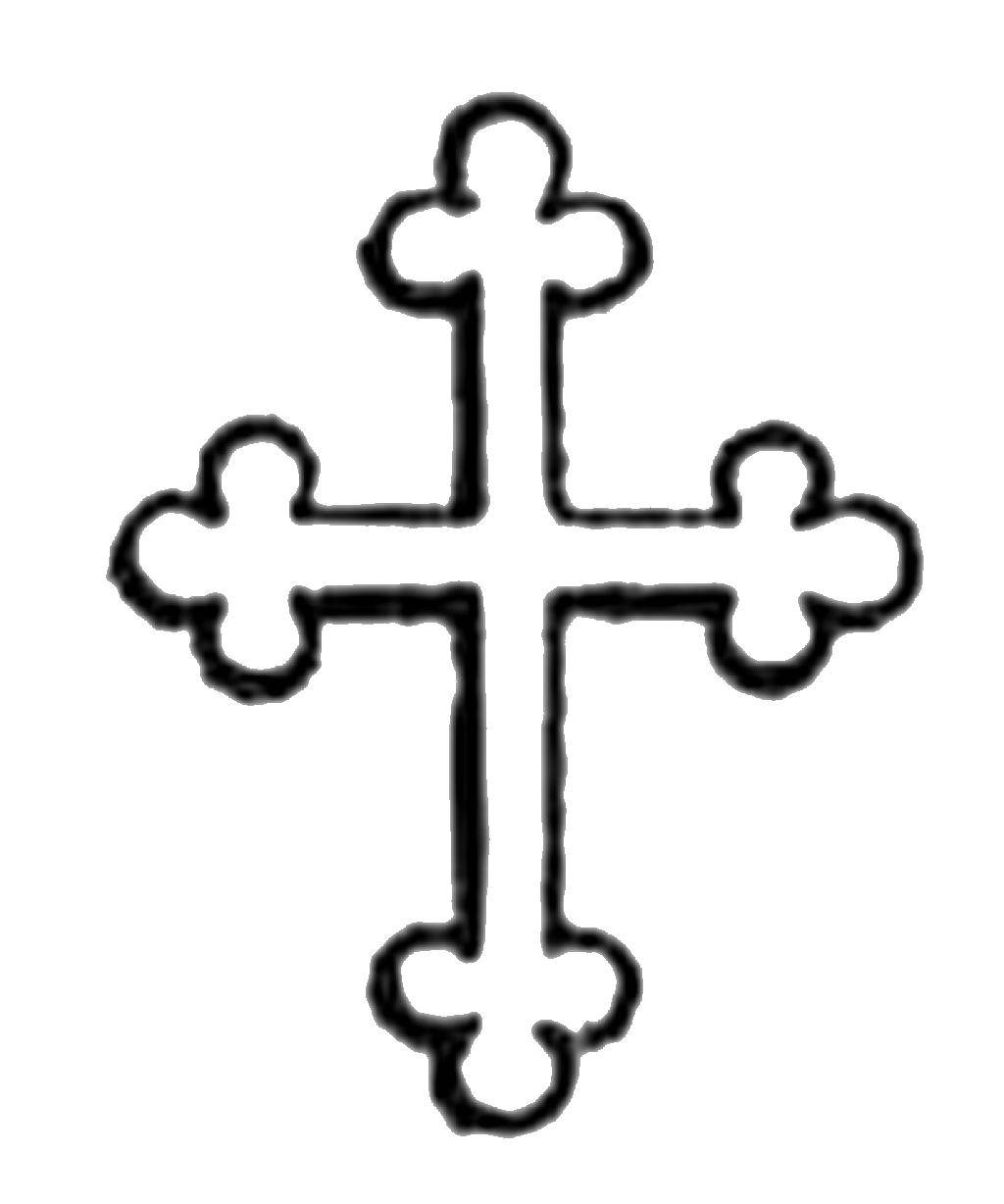 Название: Раскраска Крест.. Категория: Крест. Теги: кресты, крест.