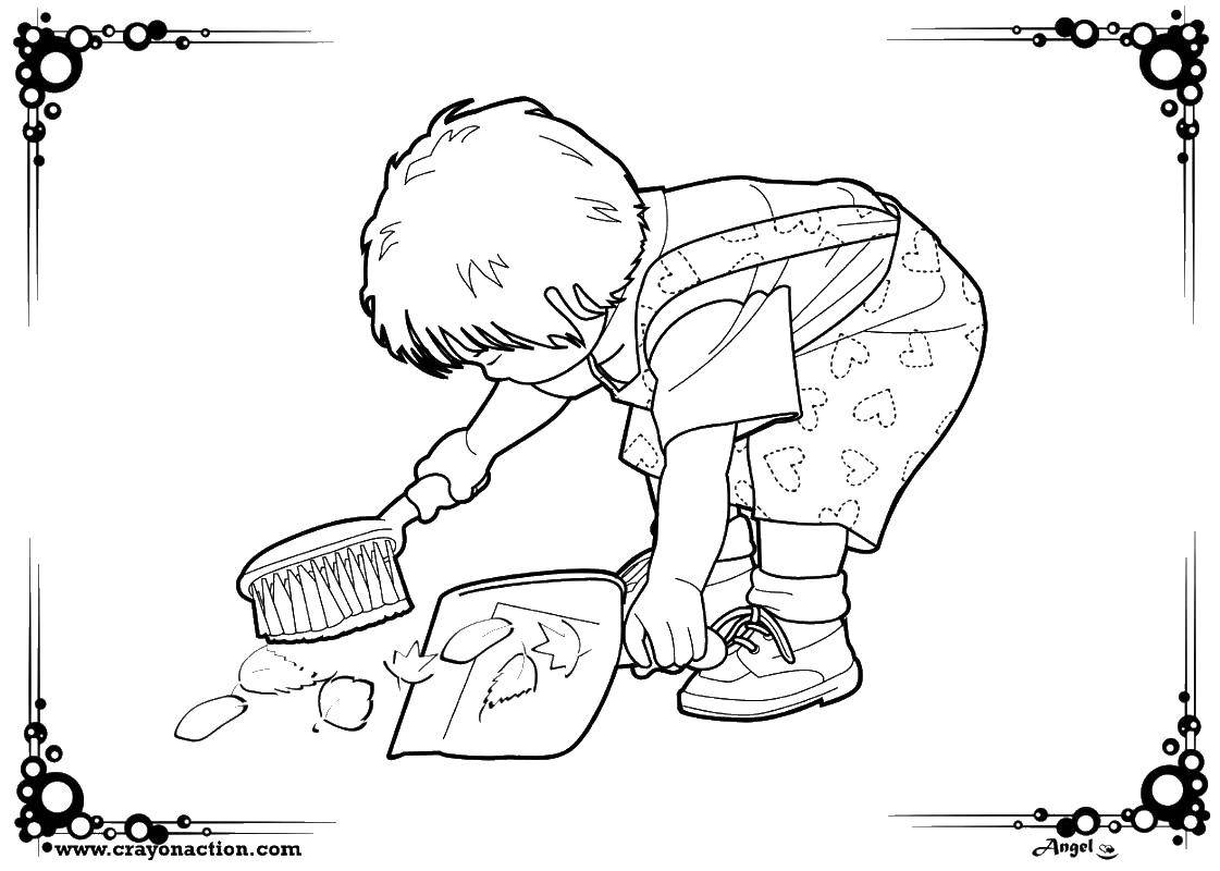 Online coloring pages boy, poisk.