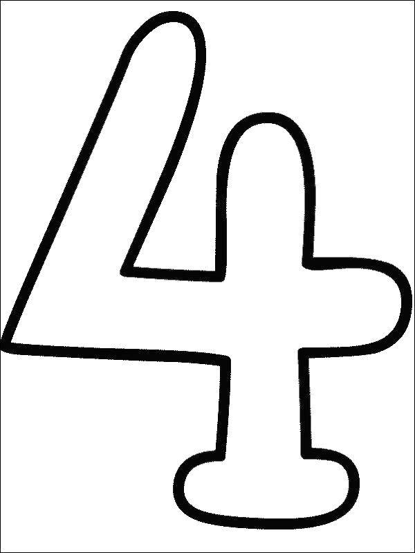 Coloring Figure 4. Category Numbers. Tags:  Numbers, counting.