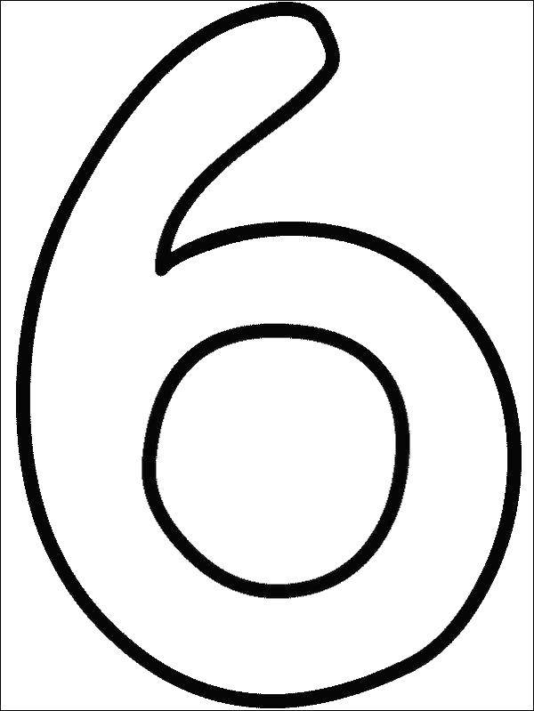 Coloring Figure 6. Category Numbers. Tags:  Numbers, counting.