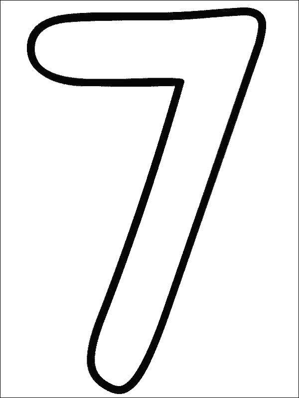 Coloring Figure 7. Category Numbers. Tags:  Numbers, counting.