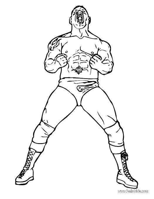 Coloring Fighter. Category sports. Tags:  sports, fighter, fighter.