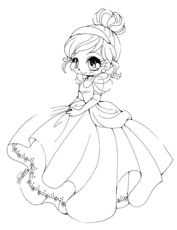 Dancing Princess Coloring Page by ParamourPhoenix on DeviantArt