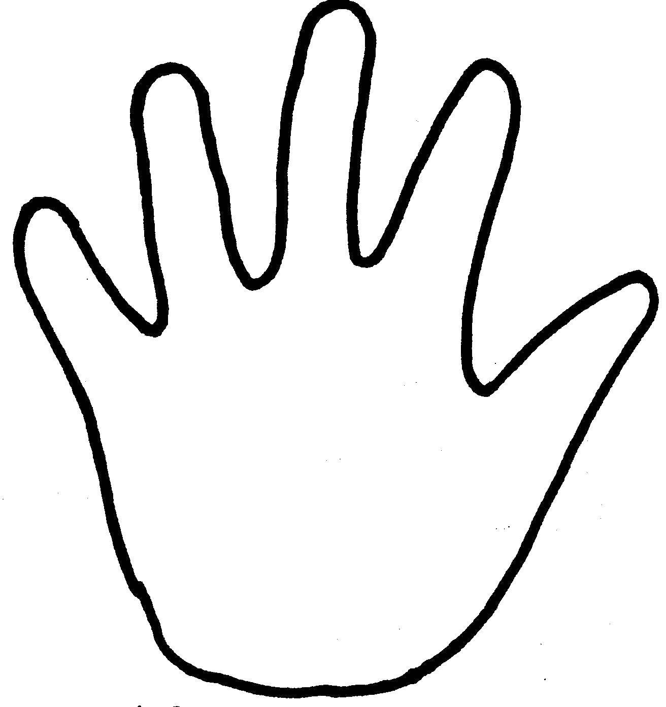Coloring Fingers. Category The contour of the hands and palms to cut. Tags:  Hand, brush.
