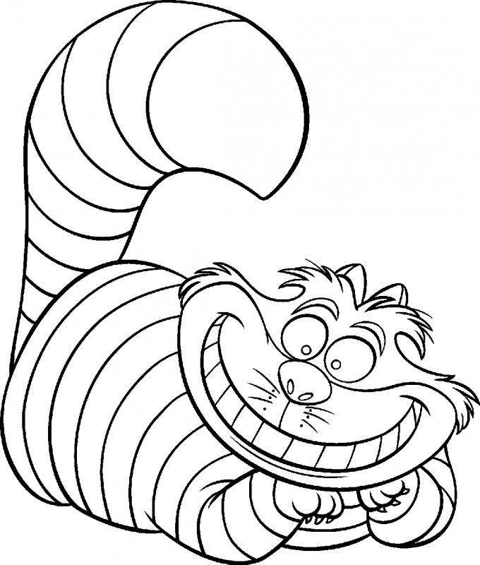 Coloring Figure Cheshire cat. Category Pets allowed. Tags:  cat, cat.