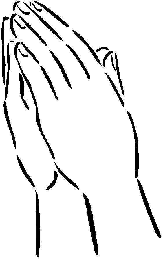 Coloring With his hands folded for prayer. Category religion. Tags:  Religion, prayer.
