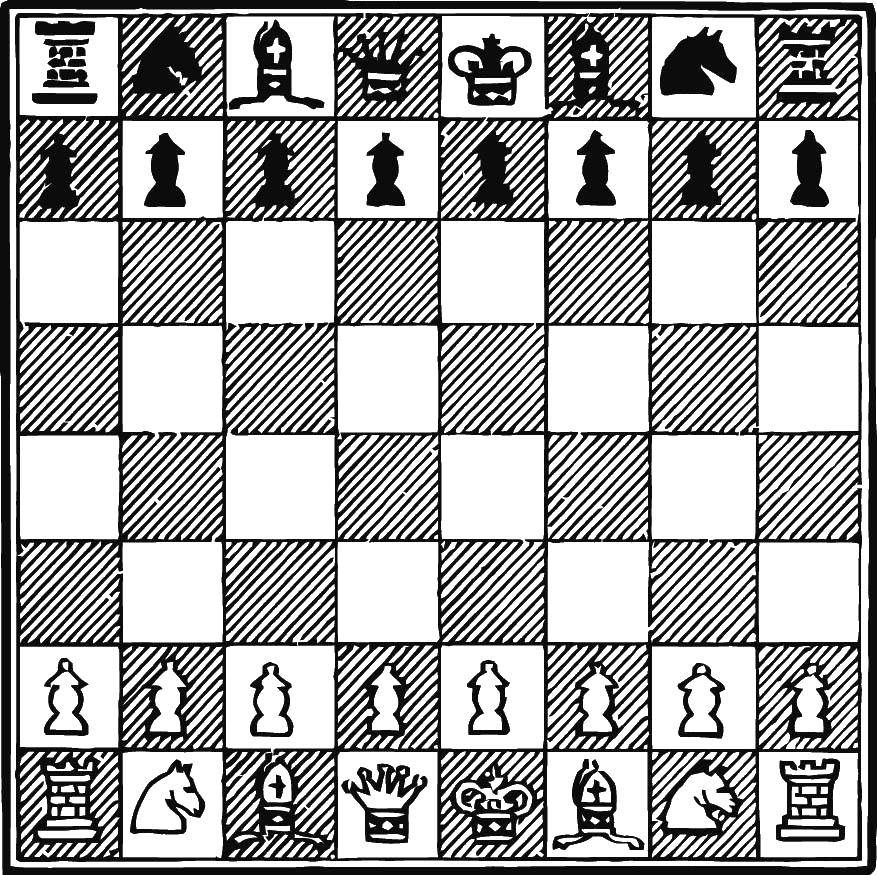 Coloring Chess. Category Chess. Tags:  the game, sport, chess.