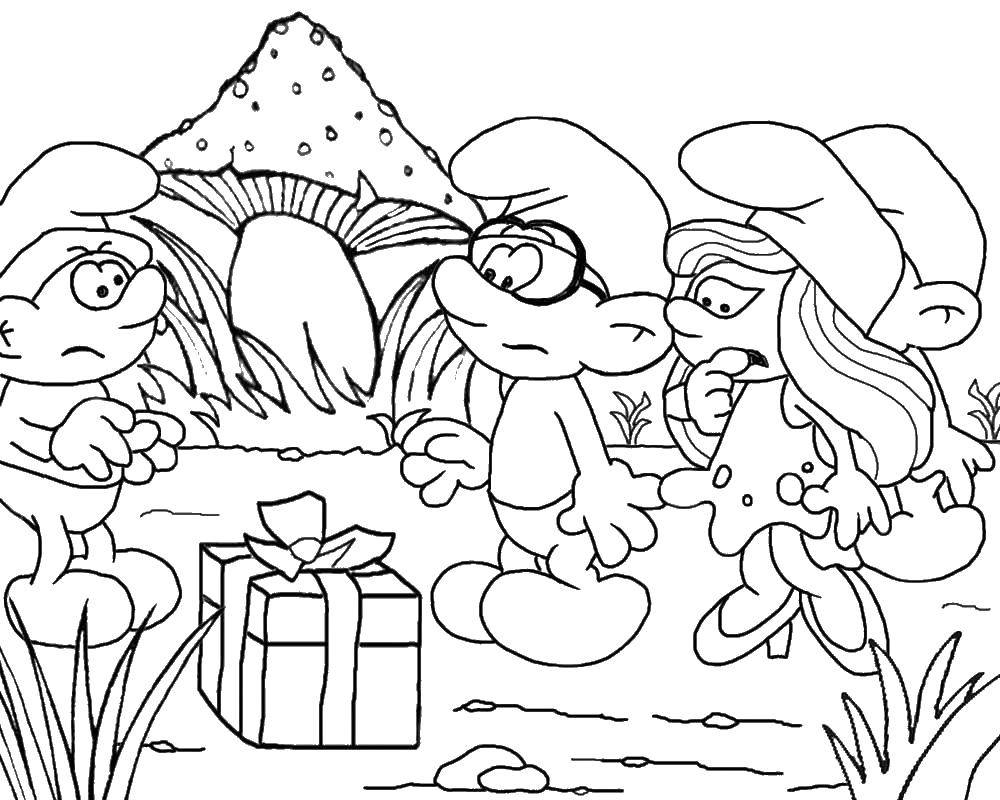 Coloring The Smurfs. Category Smurfs. Tags:  Smurfs, cartoons, cartoons, characters.