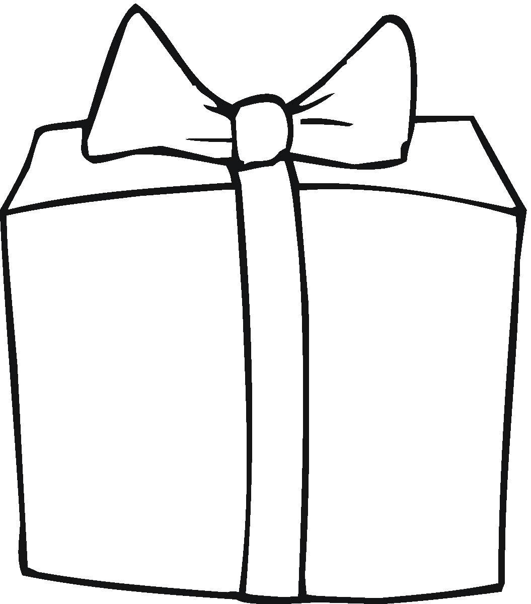 Название: Раскраска Упаковка подарка. Категория: раскраски. Теги: Подарки, праздник.