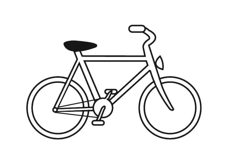 Название: Раскраска Велосипед. Категория: раскраски. Теги: велосипеды, велосипедик.