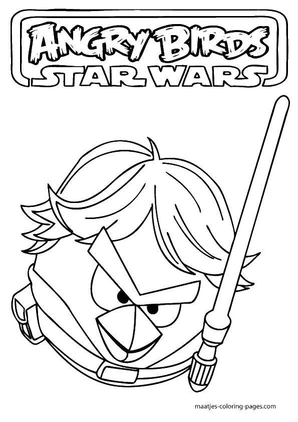 Coloring Star wars. Category games. Tags:  games, star wars, bird.