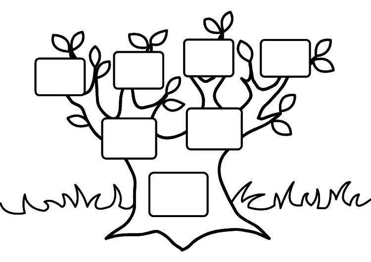 Coloring Tree. Category Family members. Tags:  family, tree, family tree.