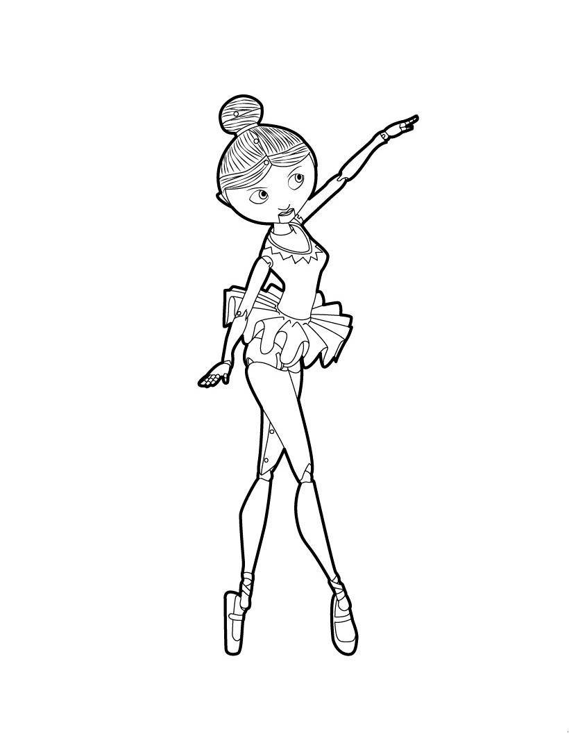 Coloring Picture a beautiful ballerina. Category Pets allowed. Tags:  ballerina.