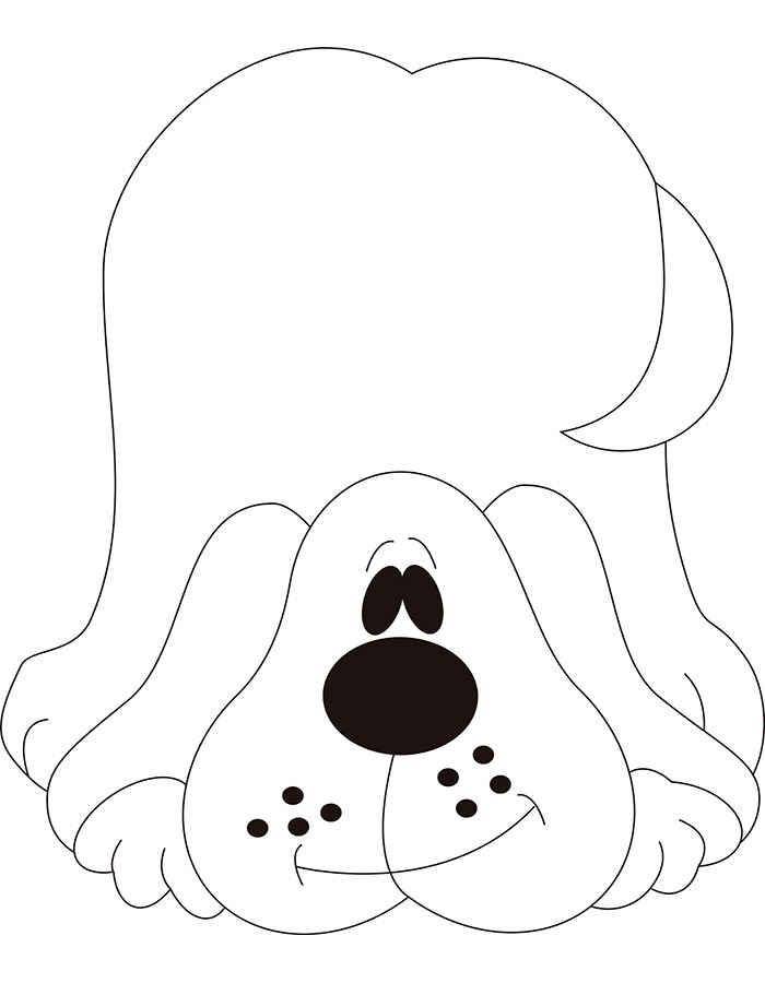 Название: Раскраска Рисунок собака. Категория: домашние животные. Теги: собака.