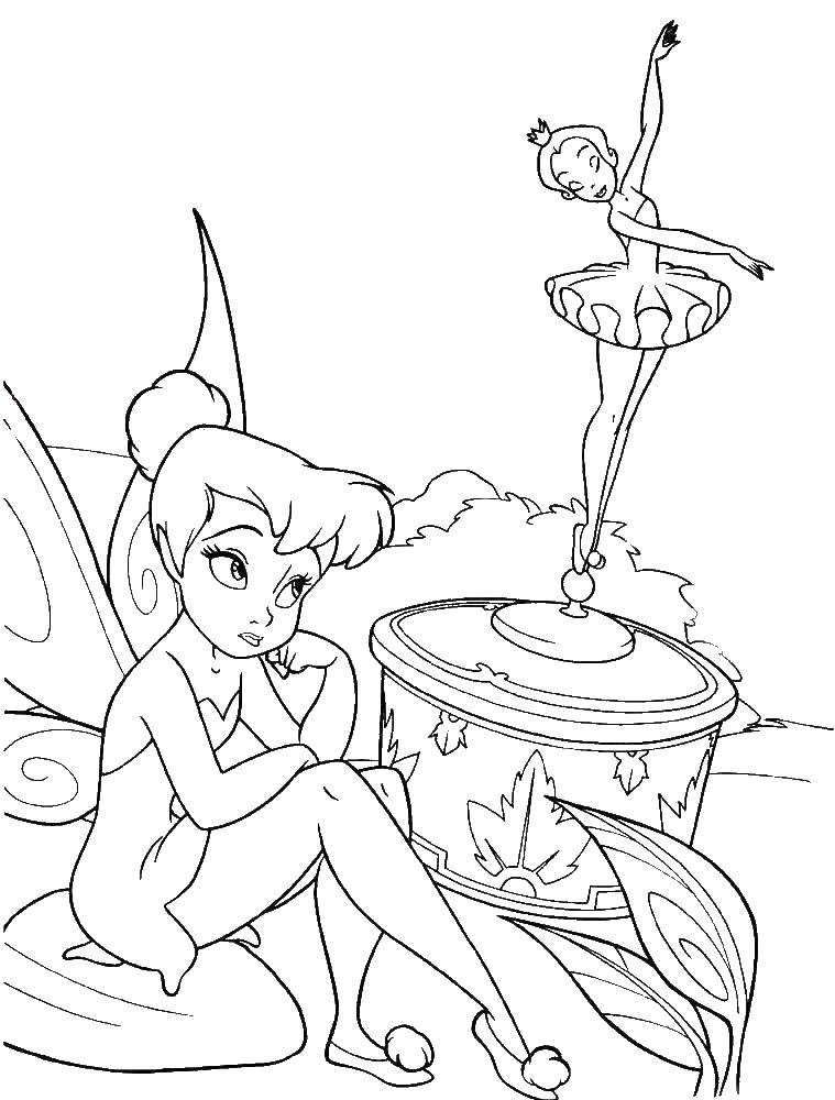 Coloring Tinker bell. Category fairies. Tags:  fairies, winx, girls, tinkerbell.