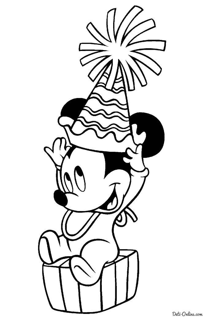 Coloring Mickey mouse. Category Cartoon character. Tags:  cartoon, Mickey mouse, mouse.