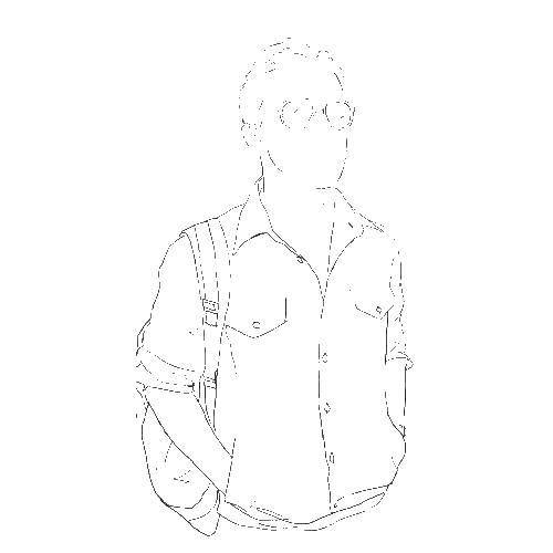 Coloring The guy with the glasses. Category for boys . Tags:  guy , glasses.